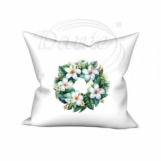 Povlak na polštářek Havajský věnec bílý - POV097/hl
