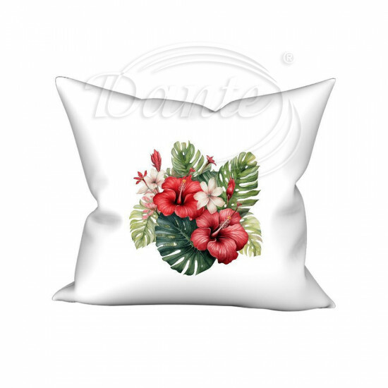 Povlak na polštářek Havajské květy červené - POV094/hl