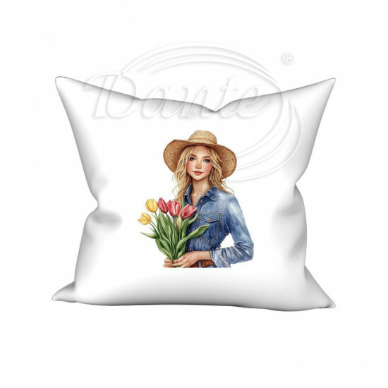 Povlak Dívka s tulipány - POV/vel/012/hl