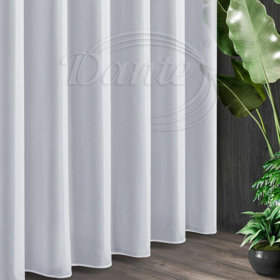 Voál bílý s olůvkem NOBLES - Z474212/hl