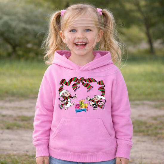 Dětská růžová mikina Křemílek a Vochomůrka dárečky - DTLi080/hl