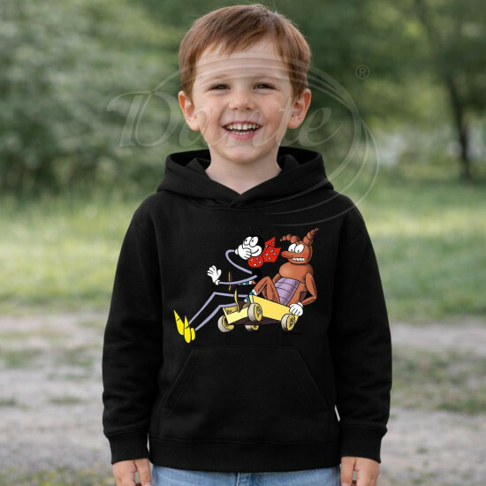 Dětská černá mikina Ferda Mravenec a Brouk Pytlík - DTLi028/hl