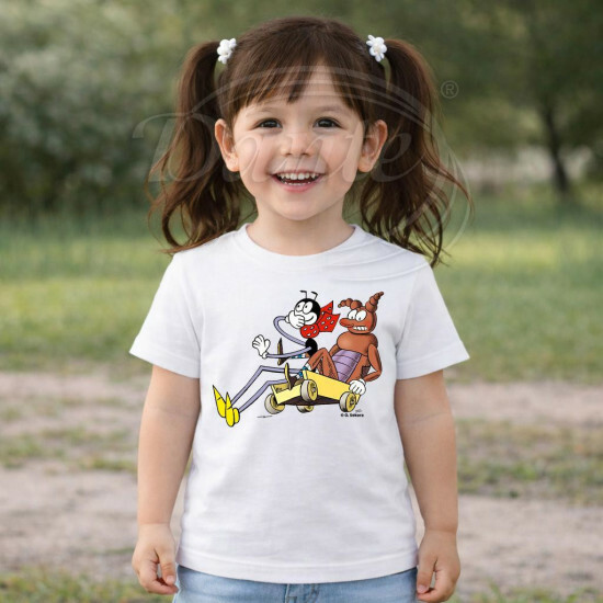 Dětské tričko bílé Ferda Mravenec a Brouk Pytlík - DTLi021/hl