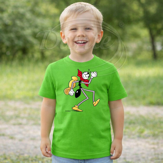 Dětské tričko zelené Ferda Mravenec a výlet - DTLi035/hl