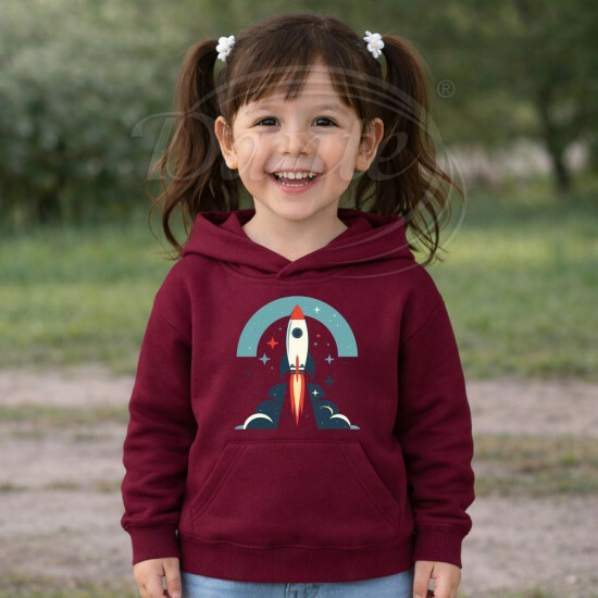Dětská mikina granátová Raketa - DMi042/hl