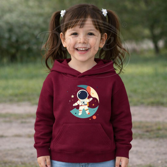 Dětská mikina granátová Astronaut - DMi022/hl