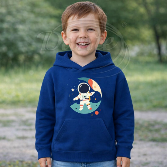 Dětská mikina modrá Astronaut - DMi048/hl