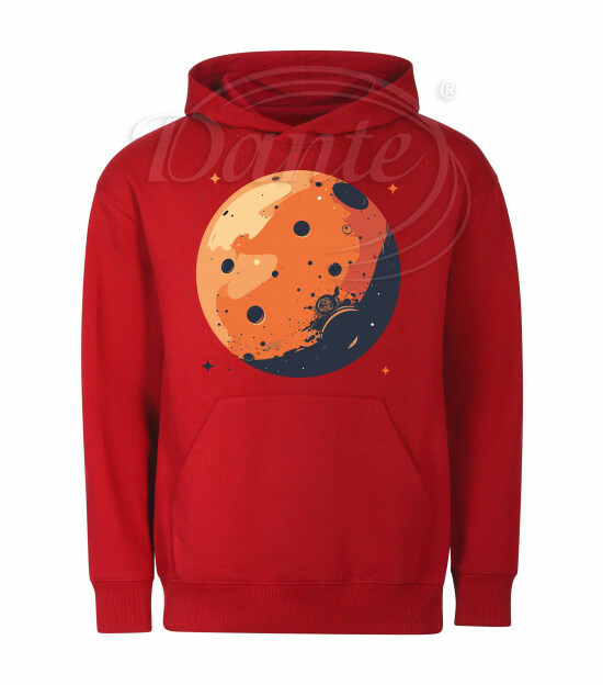 Mikina unisex červená Mars - Miu047/hl