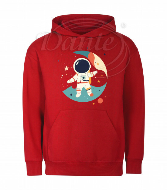 Mikina unisex červená Astronaut - Miu033/hl