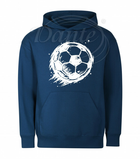 Mikina unisex tm. modrá Fotbalový míč bílý - Miu068/hl