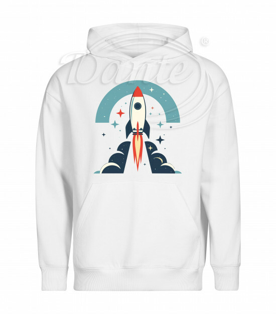 Mikina unisex bílá Raketa - Miu014/hl