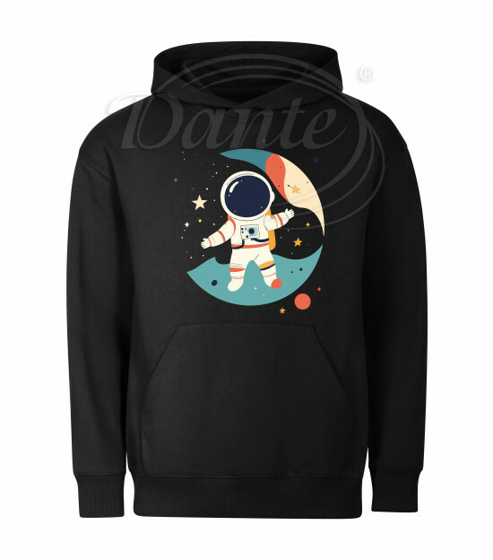 Mikina unisex černá Astronaut - Miu018/hl
