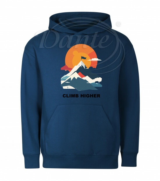 Mikina unisex tm. modrá Horský vrchol Climb Higher - Miu072/hl