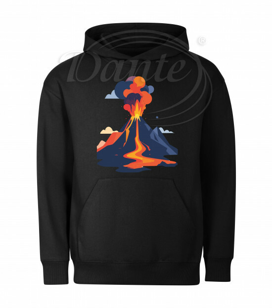 Mikina unisex černá Sopka - Miu031/hl