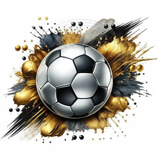 Nažehlovačka Kopací míč zlatý - NAŽ1044/hl