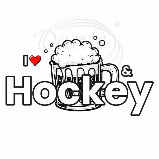 Nažehlovačka I love pivo a Hockey - NAŽ1045/hl