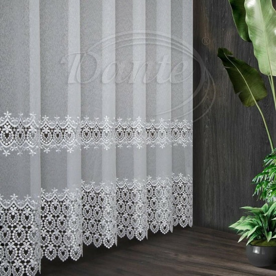 Záclona Apera II. s krajkou - Z8192/hl