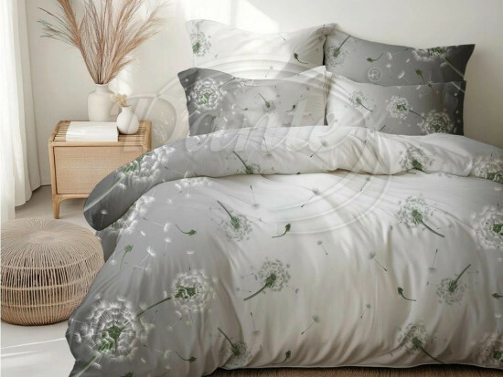 Povlečení Pampelišky šedé - LS2422sede/hl