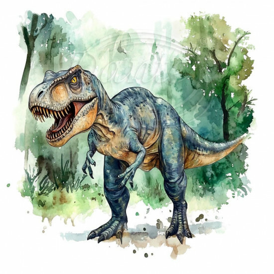 Nažehlovačka T-Rex v lese - NAŽ1065/hl