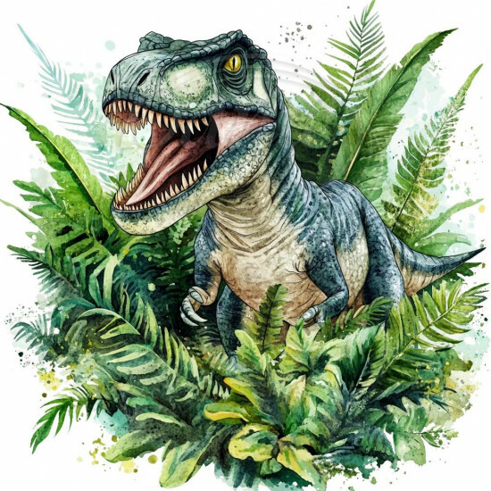 Nažehlovačka T-Rex v džungli - NAŽ1064/hl