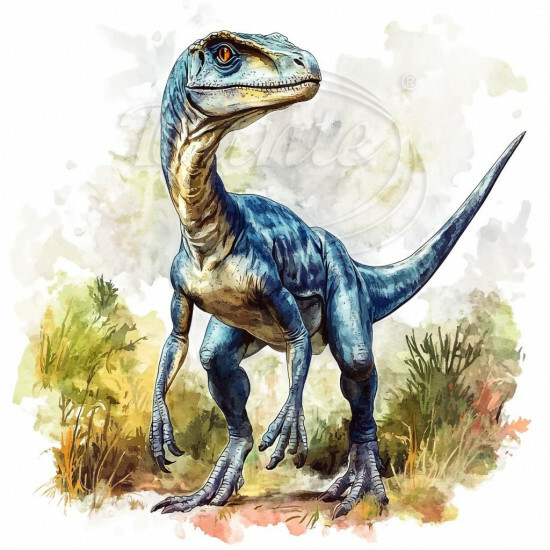 Nažehlovačka Velociraptor ilustrace - NAŽ1067/hl