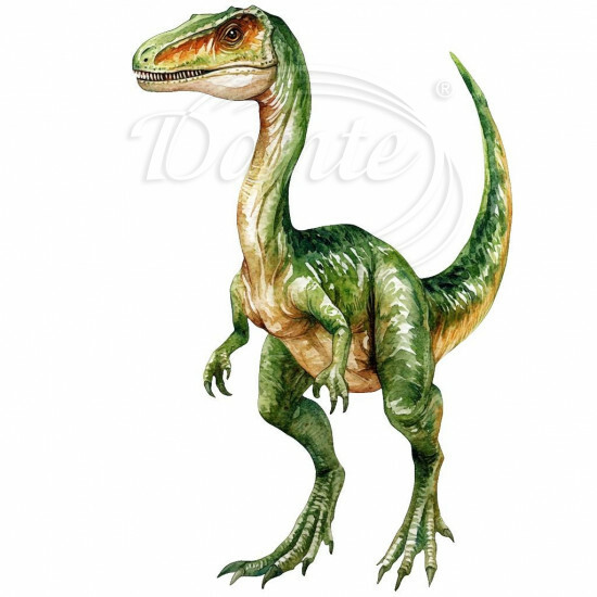Nažehlovačka Roztomilý zelený raptor - NAŽ1062/hl