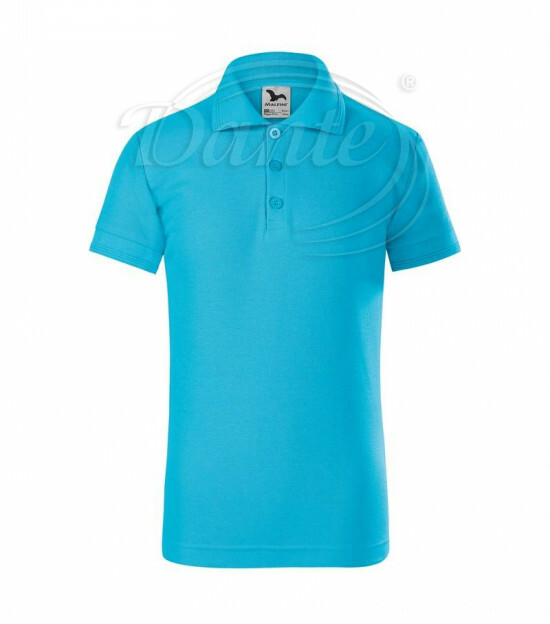 Dětská polokošile tyrkysová - Polo222ty/hl