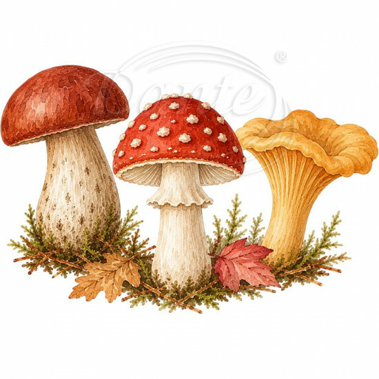 Nažehlovačka Tři houby - iNAZ00135/hl