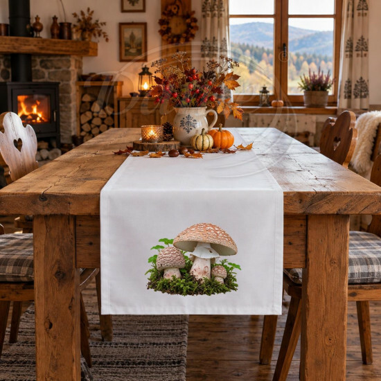 Ubrus Muchomůrky růžovky - USAL00017/hl