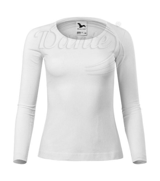 Dámské tričko Fit- LS bílé - MAE-000060/hl