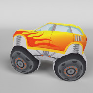 Polštářek Monster truck