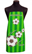 Kuchyňská zástěra Fotbal zelená