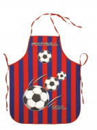 Zástěra dětská Fotbal červeno-modrá