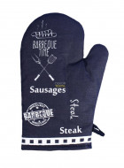 Chňapka Barbecue černá