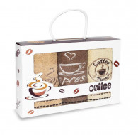 Dárkový set kuchyňských ručníčků Coffee