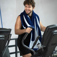Fitko ručník GYM modrý
