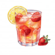 Nažehlovačka Drink jahoda