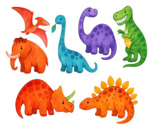 Nažehlovačka sada Dinosaurů 7 ks