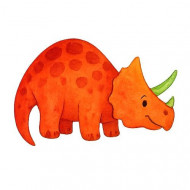 Nažehlovačka Triceratops