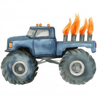Nažehlovačka Monstertruck