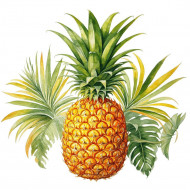 Nažehlovačka Ananas a listy