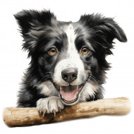 Nažehlovačka Border Collie štěně