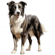 Nažehlovačka Border Collie