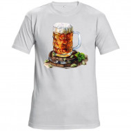Tričko bílé Pivo na sudu