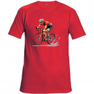Tričko červené Cyklista