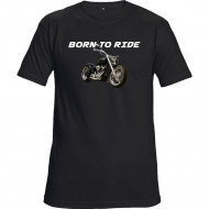 Tričko černé Born to ride
