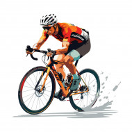 Nažehlovačka Cyklista
