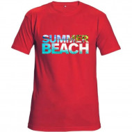 Tričko červené Summer beach 2