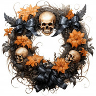Nažehlovačka Věnec Halloween