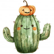 Nažehlovačka Kaktus Halloween